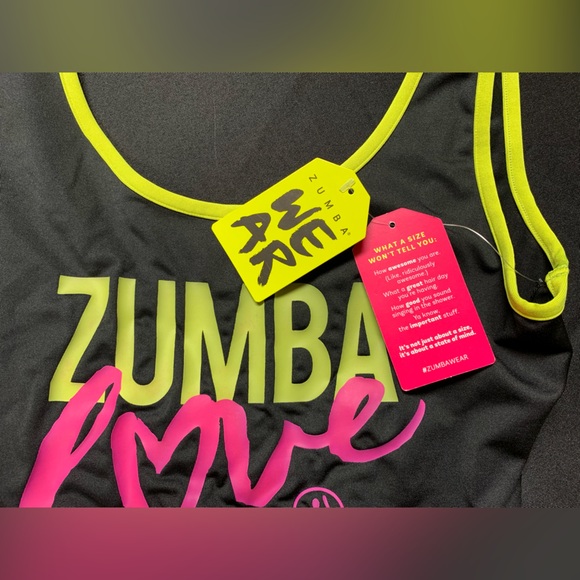 NWT Zumba Wear Bodysuit Size M - Picture 4 of 5